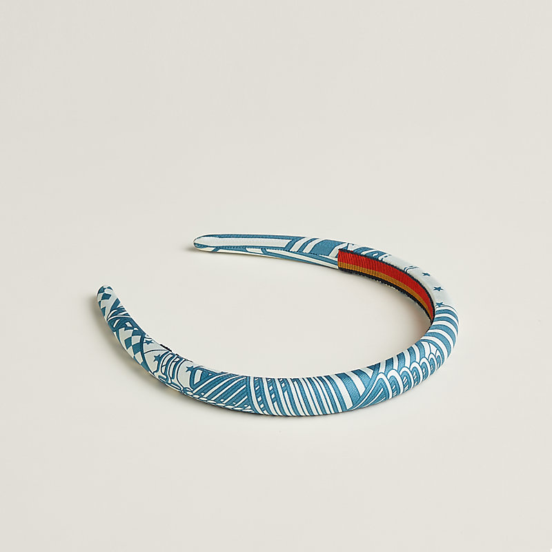 【可愛い】◆HERMES◆Zigzag Bandana Straps バレッタ Sangles en Zigzag Bandana